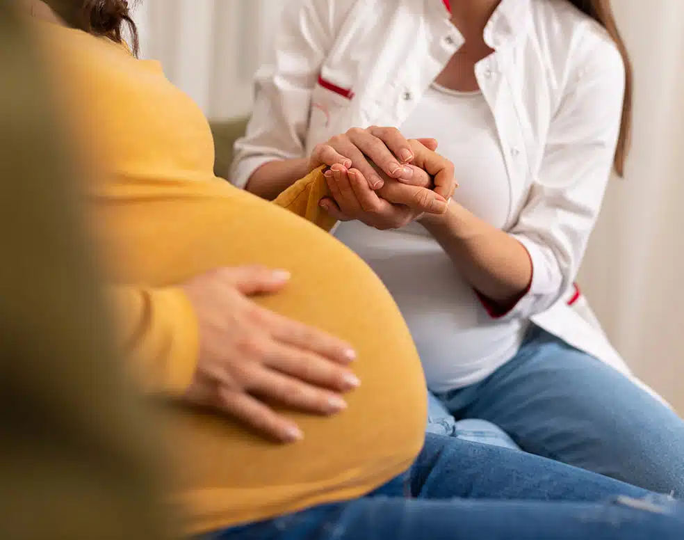 Safety Event Review Image pregnant woman